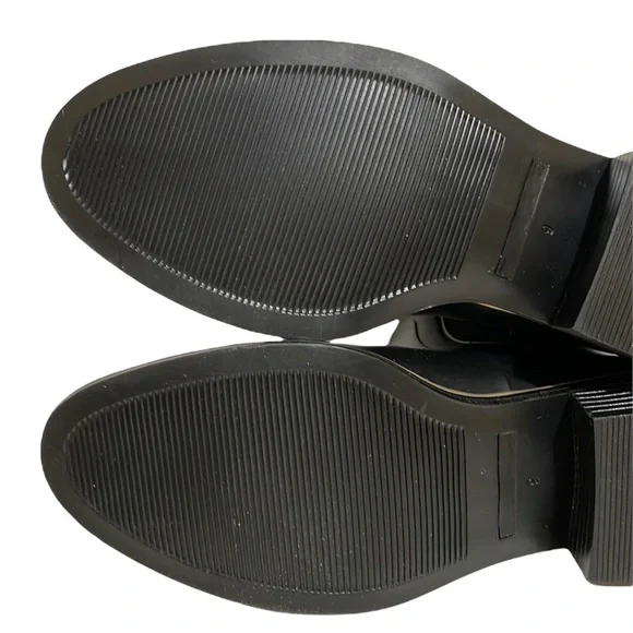 Kate Spade Sedgwick Black Rubber Rain Ankle Boots Size 9 - Picture 12 of 16